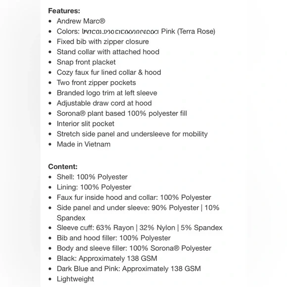 ⭐️ Firm Price ⭐️ Andrew Marc worn once medium jacket - Picture 6 of 6